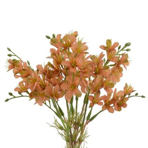Arranjo Flor do Campo Ramalhete com Fita Flor Arte Chá 35cm