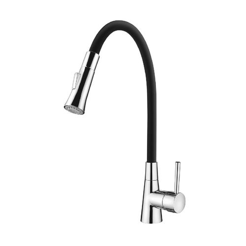 Misturador Monocomando de Cozinha Lorenzetti Mesa Flex Cromado/Black