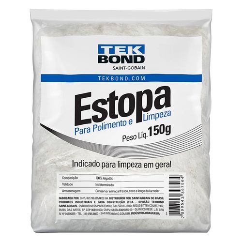 Estopa para Polimento e Limpeza Tekbond 150g