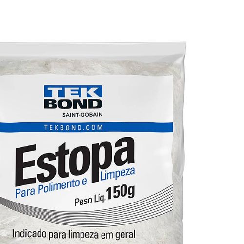 Estopa para Polimento e Limpeza Tekbond 150g