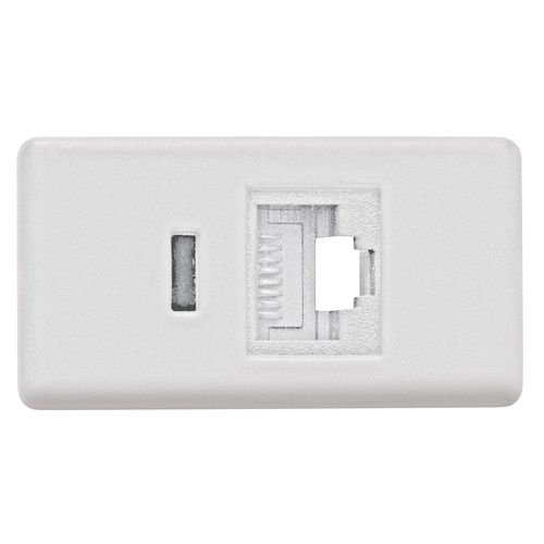 Módulo para Tomada Tramontina Branco RJ45