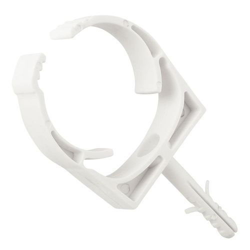 Abraçadeira Condulete Tramontina com Bucha PVC Branca  1"