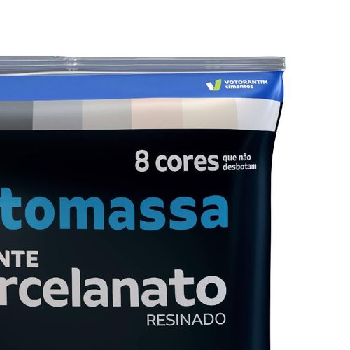 Rejunte para Porcelanato Votomassa Cinza Platina 1kg