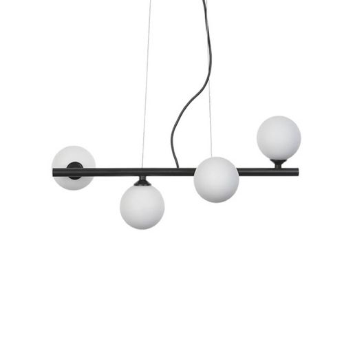 Pendente Metal e Vidro Taschibra 4xG9 Jabuticaba