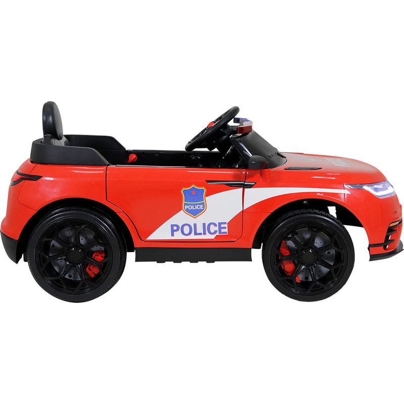 Carrinho Elétrico de Polícia Drift 12V Branco Bel