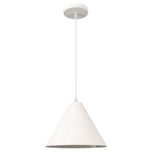 Pendente de Alumínio Bronzearte Aquarela Piramide Branco 1xE27