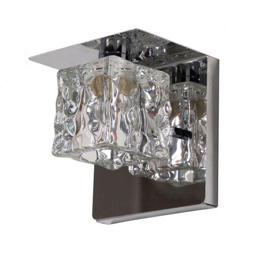 Arandela de Vidro Bronzearte Frost Transparente 1xG9