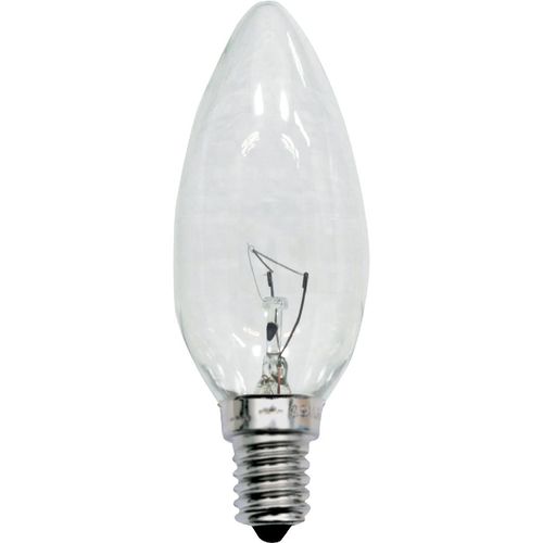 Lâmpada Vela Incandescente Taschibra Lisa Luz Amarela 40W