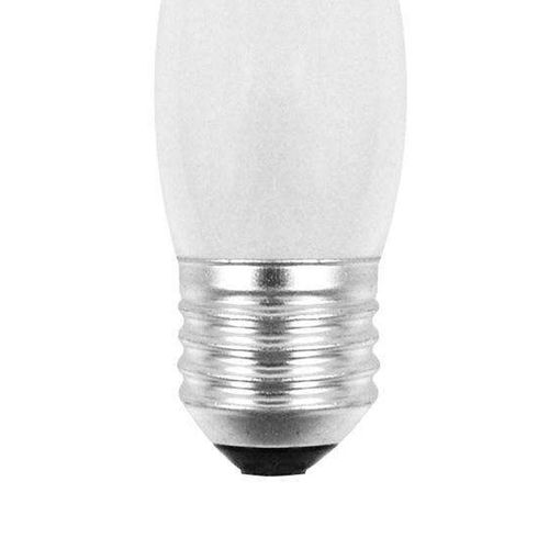 Lâmpada Vela Incandescente Taschibra Lisa Leitosa 25W