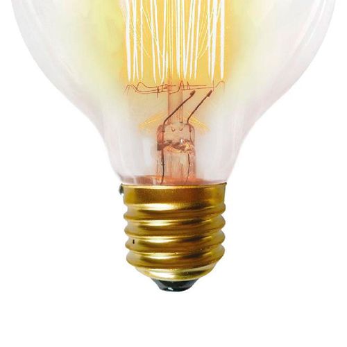 Lâmpada Incandescente Filamento Taschibra Carbono Luz Amarela