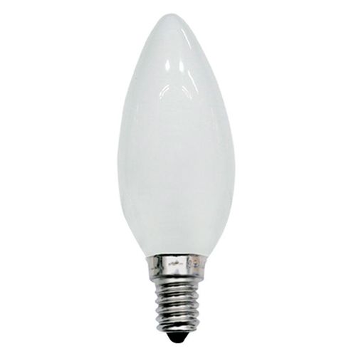 Lâmpada Vela Incandescente Taschibra Lisa Leitosa 25W