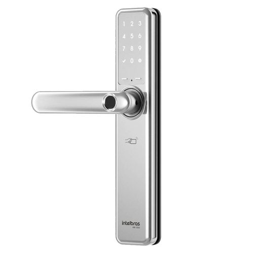 Fechadura Smart Intelbras de Embutir com Maçaneta IFR 7000 Prata