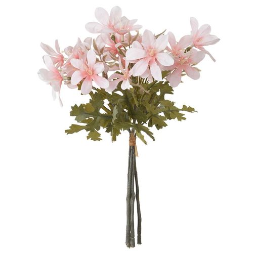 Buque Flor do Campo Flor Arte Ramalhete com Fita Salmon Outono Claro 29cm