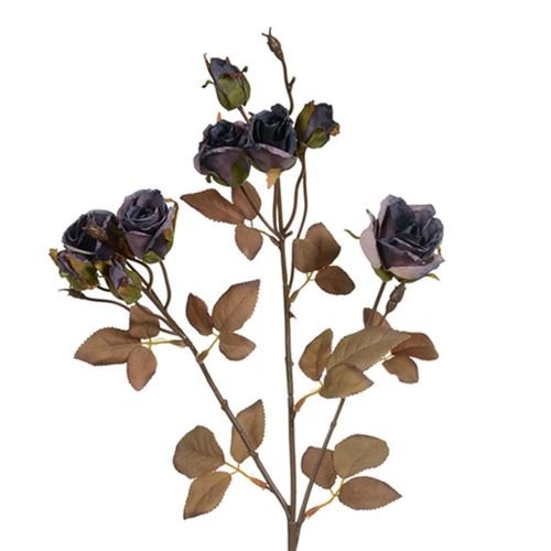 Haste Rosa Flor Arte Purpura Outono 71cm