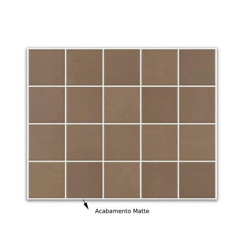 Pastilha "A" 7,5x7,5 Neutral Moka Mesh Matte 8049184 Eliane