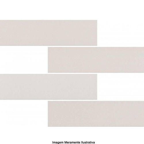 Revestimento Brilhante Eliane Neutral Off White Mesh "A" 7x26