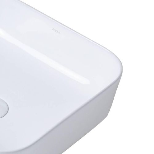 Cuba de Apoio Acqua Sentiero Quadrada sem Mesa Branco 38,5x38,5x13,5cm