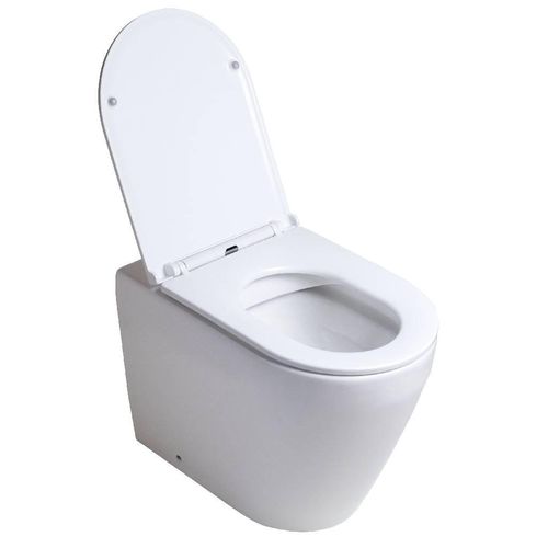 Kit Bacia Convencional Acqua Vulcano Branco Completo