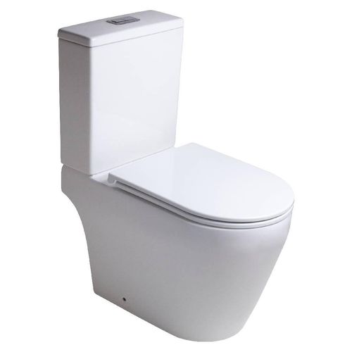 Kit Bacia com Caixa Acqua Vulcano Branco Completo