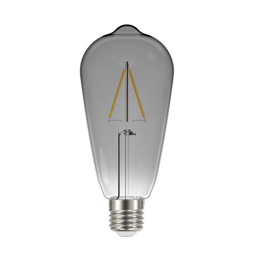 Lâmpada Led Filamento Taschibra Vintage ST64 3W Autovolt Fumê