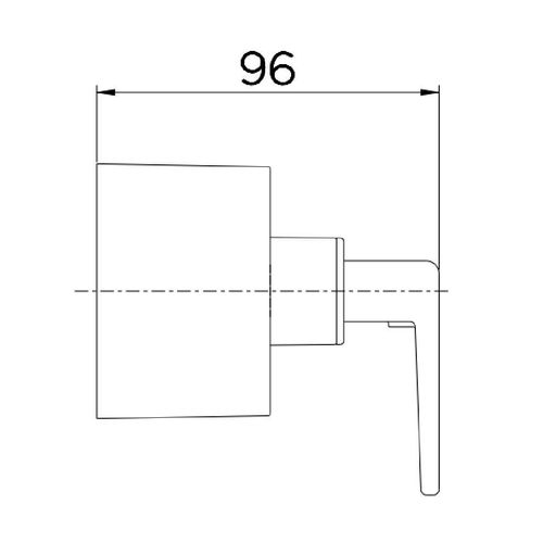 Acabamento para Registro Docol DB Docol Stillo Cobre Escovado 1.1/2,1.1/4"