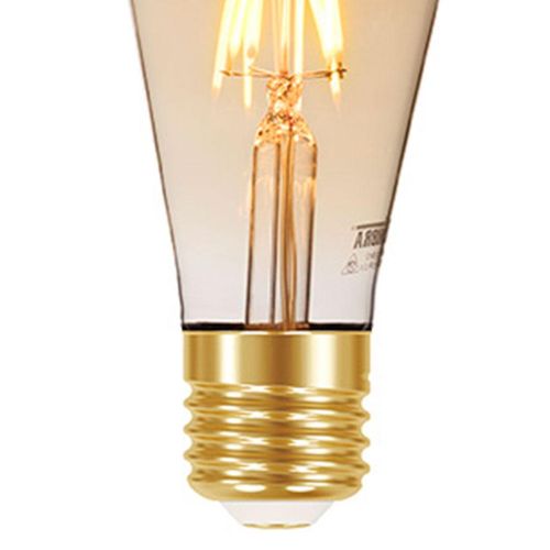 Lâmpada Led Filamento Taschibra Vintage Âmbar Dimer ST64 127V