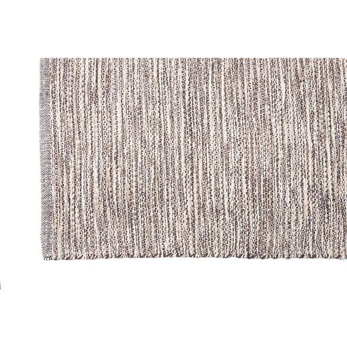 Passadeira Kapazi Jacquard Eco Crue e Marrom 50x1,20 Metros