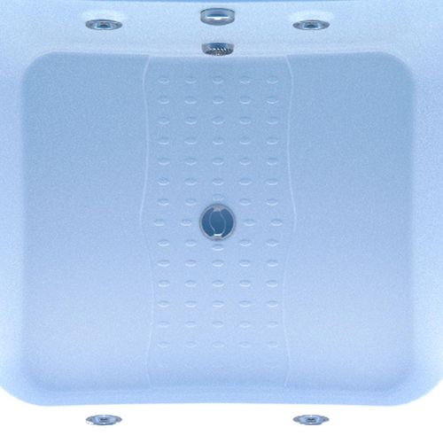 Banheira Buzios Cril com Hidromassagem Aquaplas Branca 150x110cm