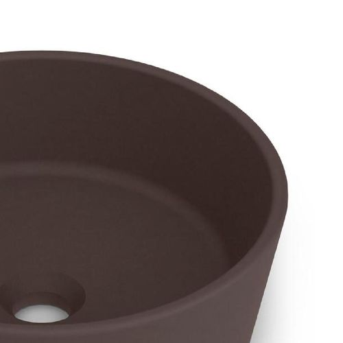 Cuba de Apoio Roca Optica Curva Redonda Café 35cm