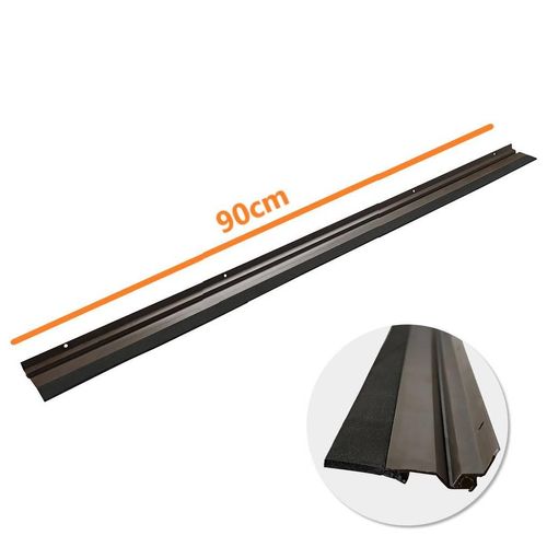 Friso de Vedação Alumínio Reall Preto 90cm