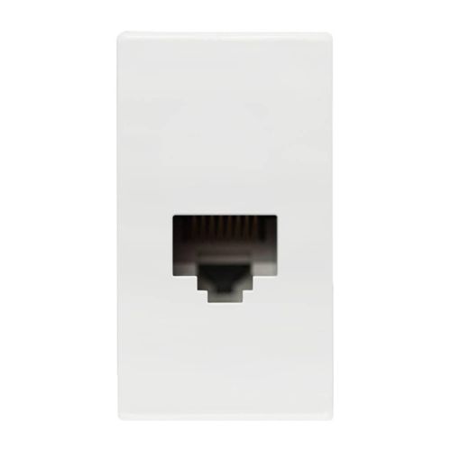 Módulo Tomada RJ45 Cat5e Soprano Iris Branco