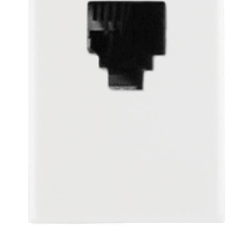 Módulo Tomada RJ11 4 Fios Soprano Iris Branco