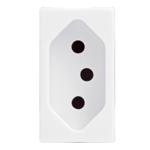 Módulo Tomada 2P+T 10A Soprano Iris Branco