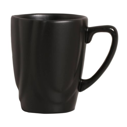 Caneca Alleanza Slim Preto Acetinado 280ml