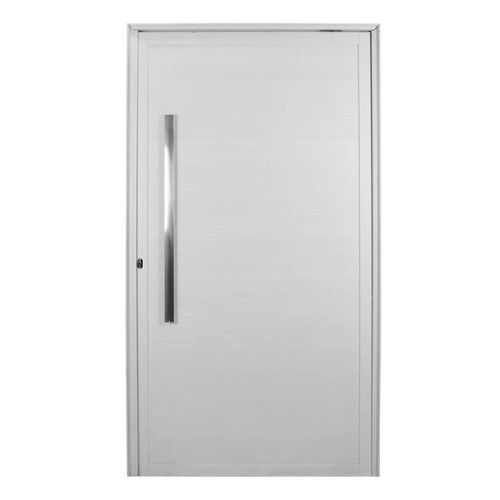 Porta Alumínio 220x120 Pivotante Project Lambri Direita Branco 133520 Mgm