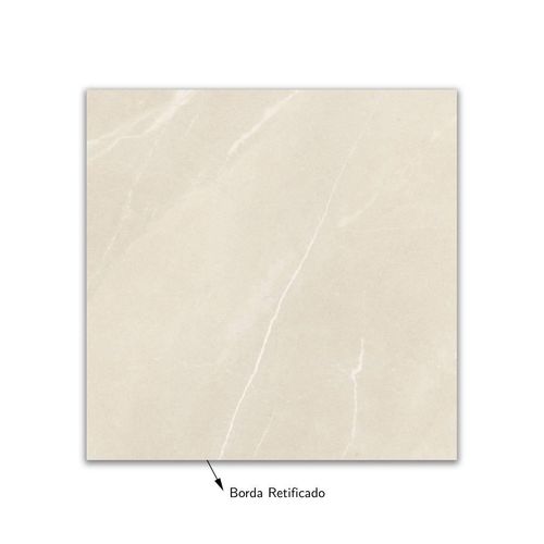 Cerâmica "A" 75x75 Pulpis Bege Polido Retificado Megalume