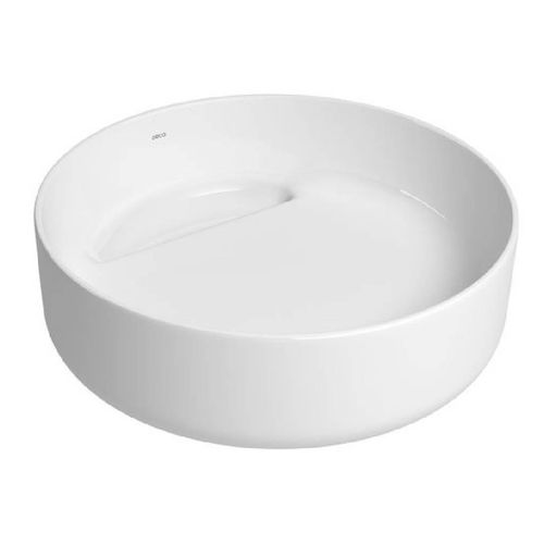 Cuba de Apoio Deca Redonda com Válvula Oculta Branco 40cm