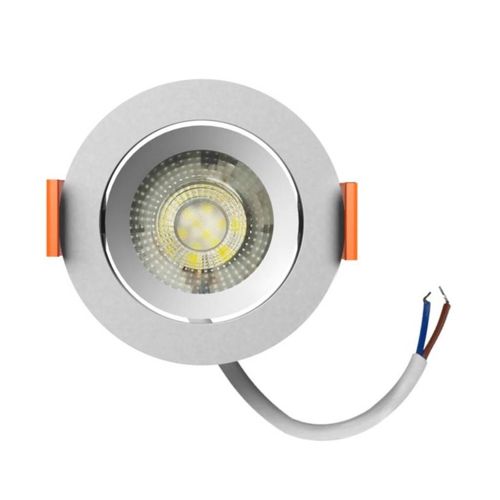 Spot de Embutir Easy Led 7w Decor Quadrado Branco Luz Branca 525LM Bivolt EL093076BC Llumm Bronzearte