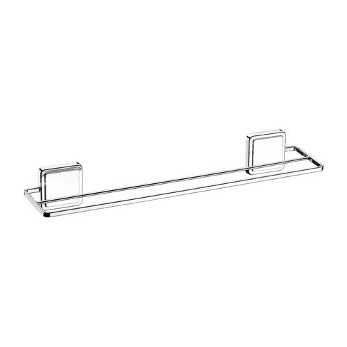 Toalheiro Duplo Future com Adesivo Cromado 45cm
