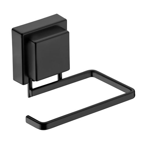 Suporte para Papel Higiênico Future com Ventosa Preto Fosco