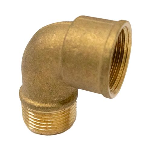Joelho Latão 1/2" 90° Amarelo 7574 Furkin