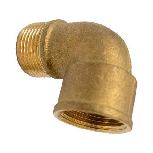 Joelho Latão 1/2" 90° Amarelo 7574 Furkin