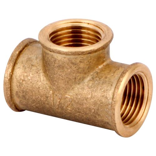 Tê de Latão 1/2" Amarelo 1954 Furkin