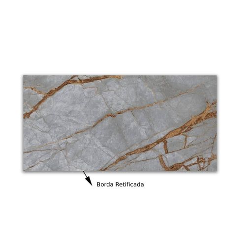 Porcelanato "A" 62x121 Eternal Gray Retificado HVA120143 Helena
