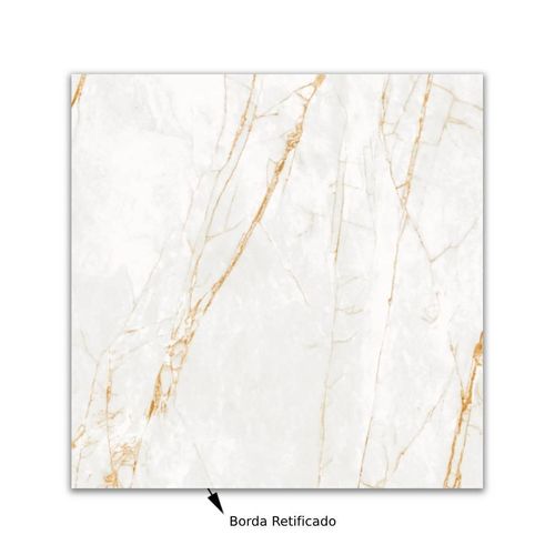 Porcelanato Polido Ceusa Golden Fantasy Wh "A" 120x120cm Retificado