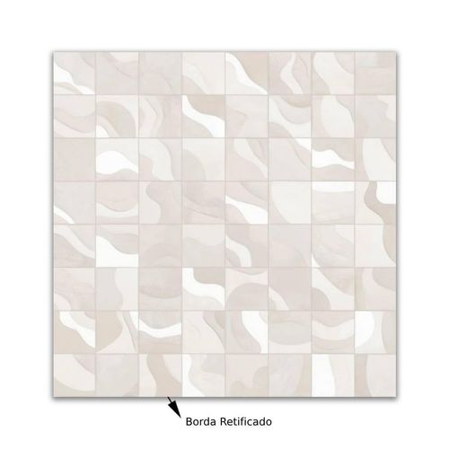 Porcelanato Natural Ceusa  Patch Ofw "A" 120x120cm Dd Retificado