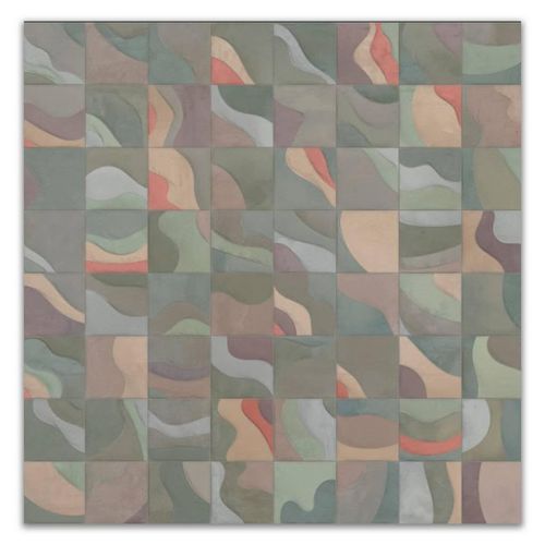 Porcelanato Natural Ceusa  Patch Mix "A" 120x120cm Dd Retificado