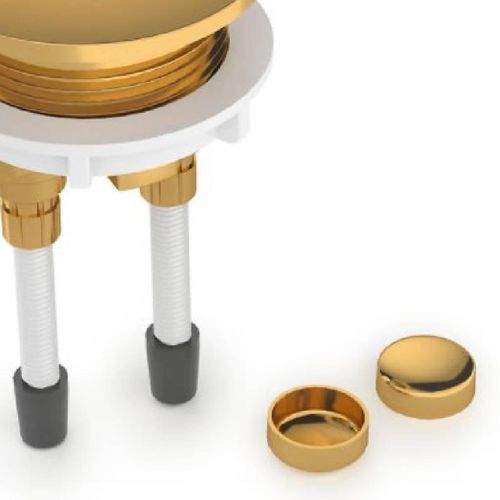 Botão de Acionamento 3/6L com Capa para Parafusos Gold 3969110004100 Roca