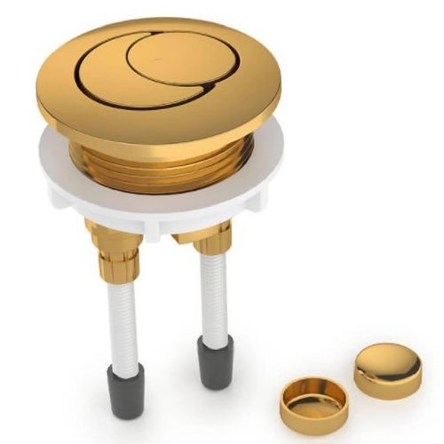 Botão de Acionamento 3/6L com Capa para Parafusos Gold 3969110004100 Roca