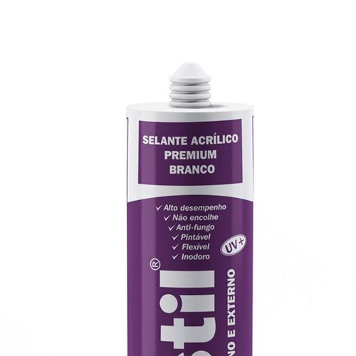 Vedante Acrílico Elastil Rejunte Branco 300ml